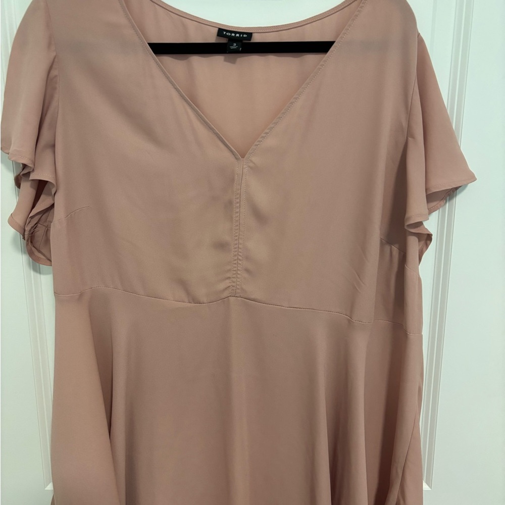 Torrid Blush Pink Blouse